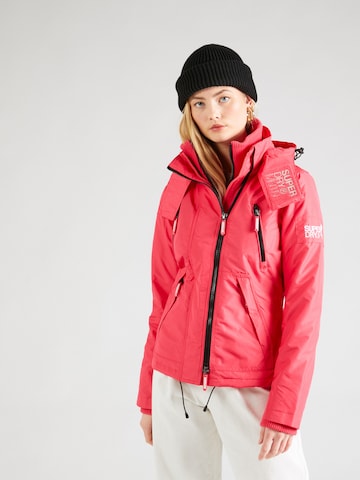 Superdry Демисезонная куртка 'Mountain SD' в Ярко-розовый: спереди