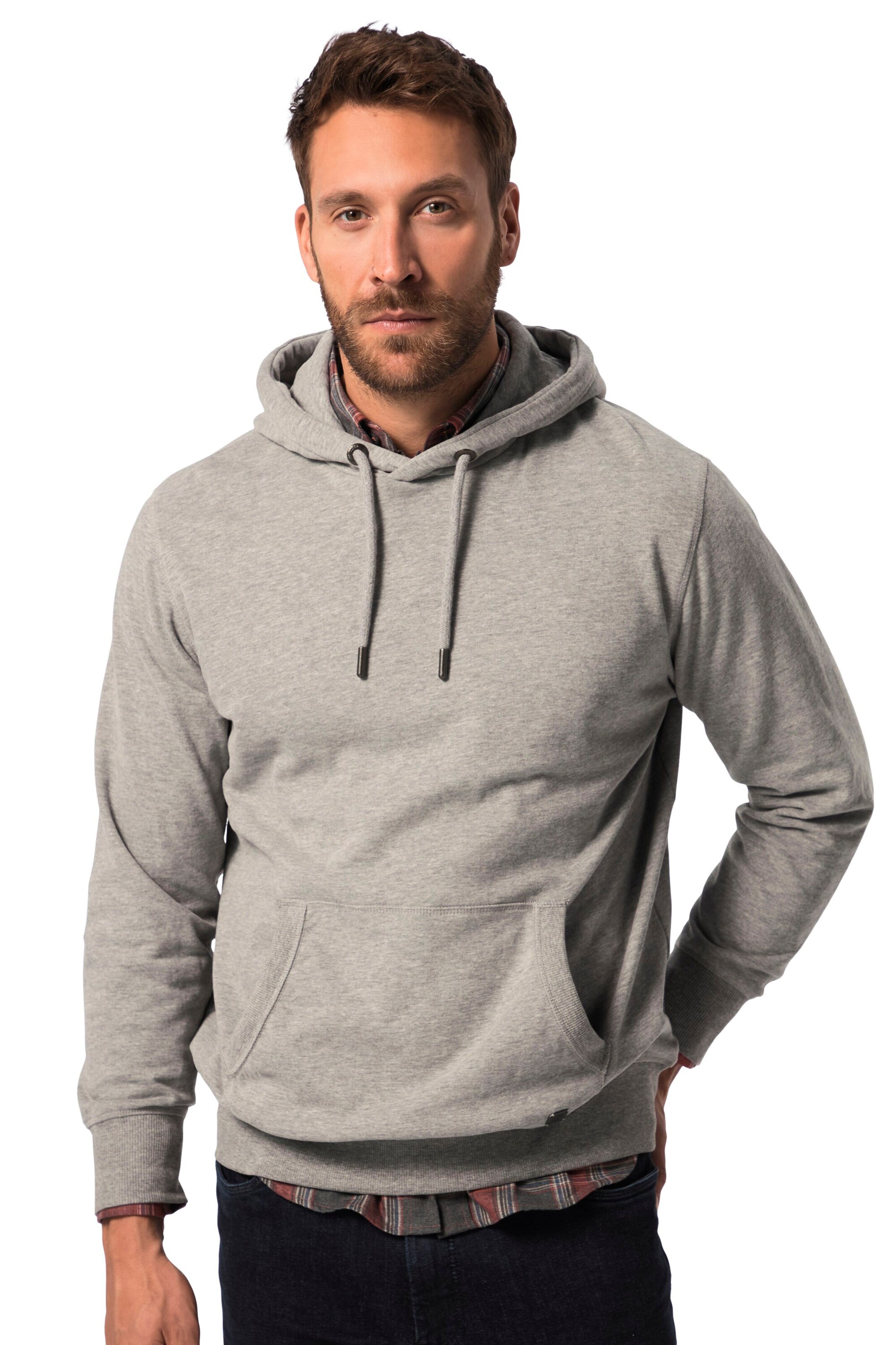 JP1880 Sweatshirt in Grau: Vorderseite