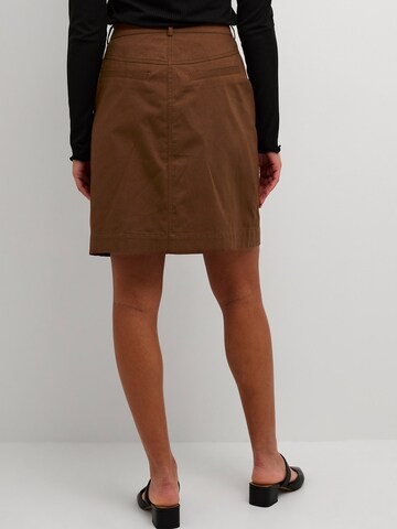 Kaffe Skirt 'Carmen' in Brown