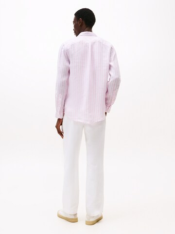 TOMMY HILFIGER Regular Fit Hemd 'ESSENTIAL' in Pink