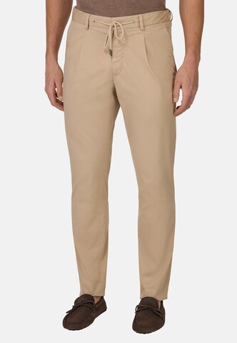 Regular Pantalon Boggi Milano en beige : devant