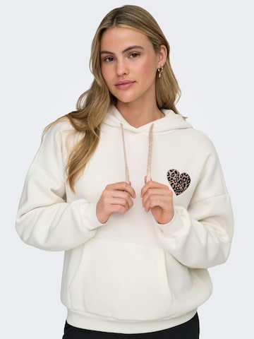 Sweat-shirt 'ONLDAZE' ONLY en blanc