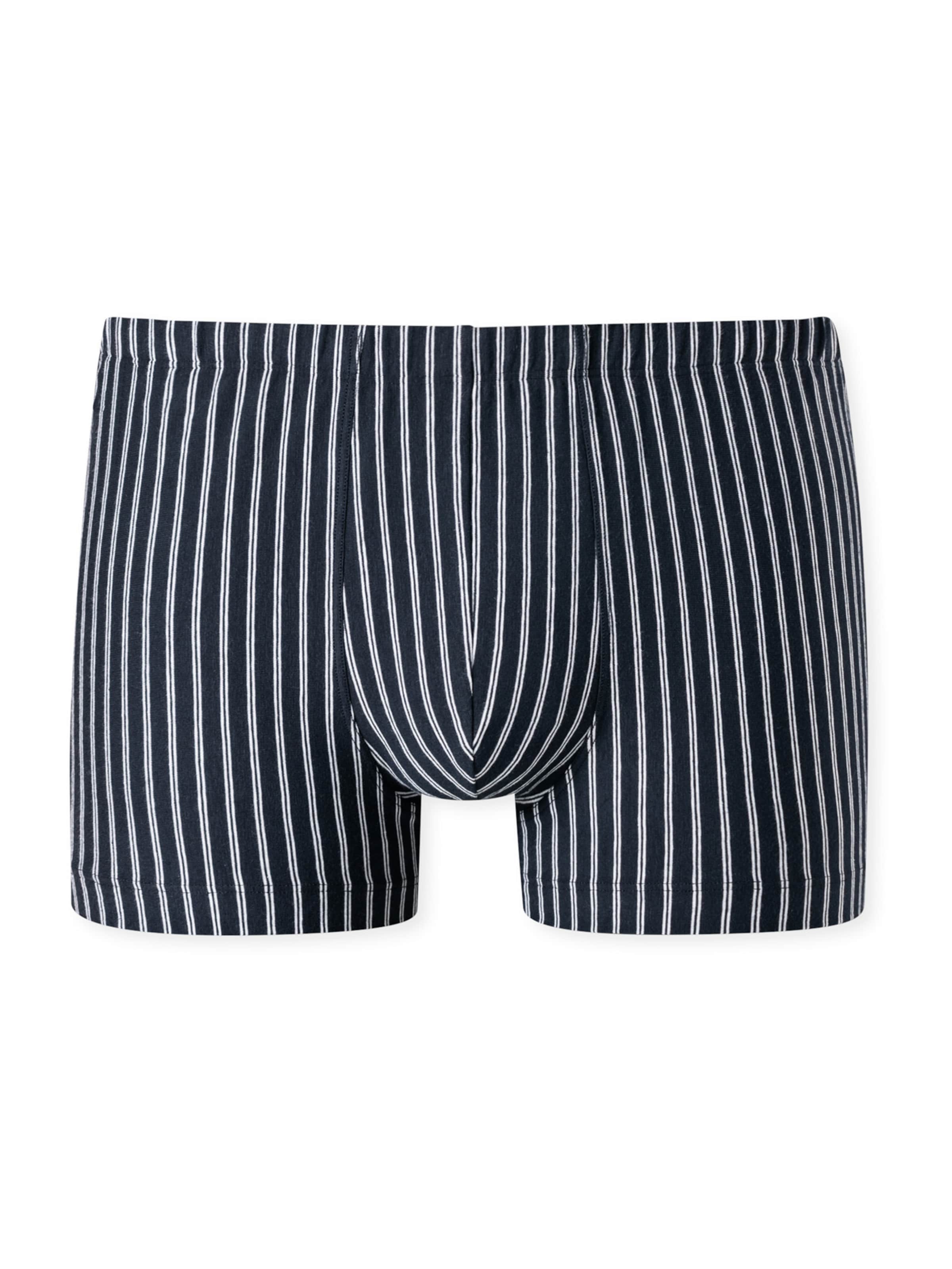 SCHIESSER - Calzoncillo boxer '95/5 Essentials' en azul: frente