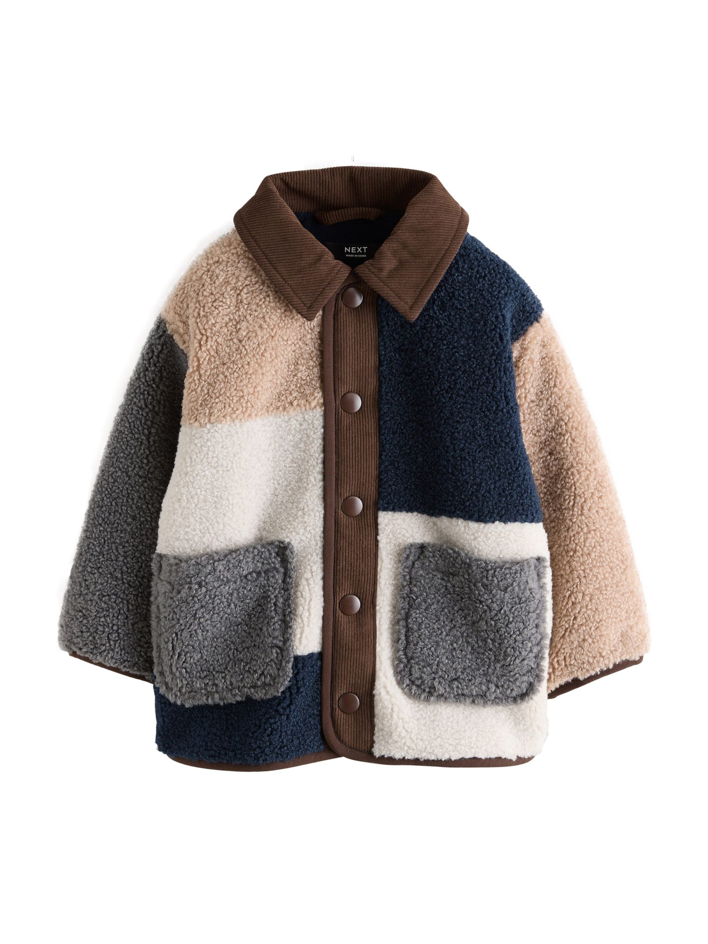 Giacca di pile di Next in beige: frontale