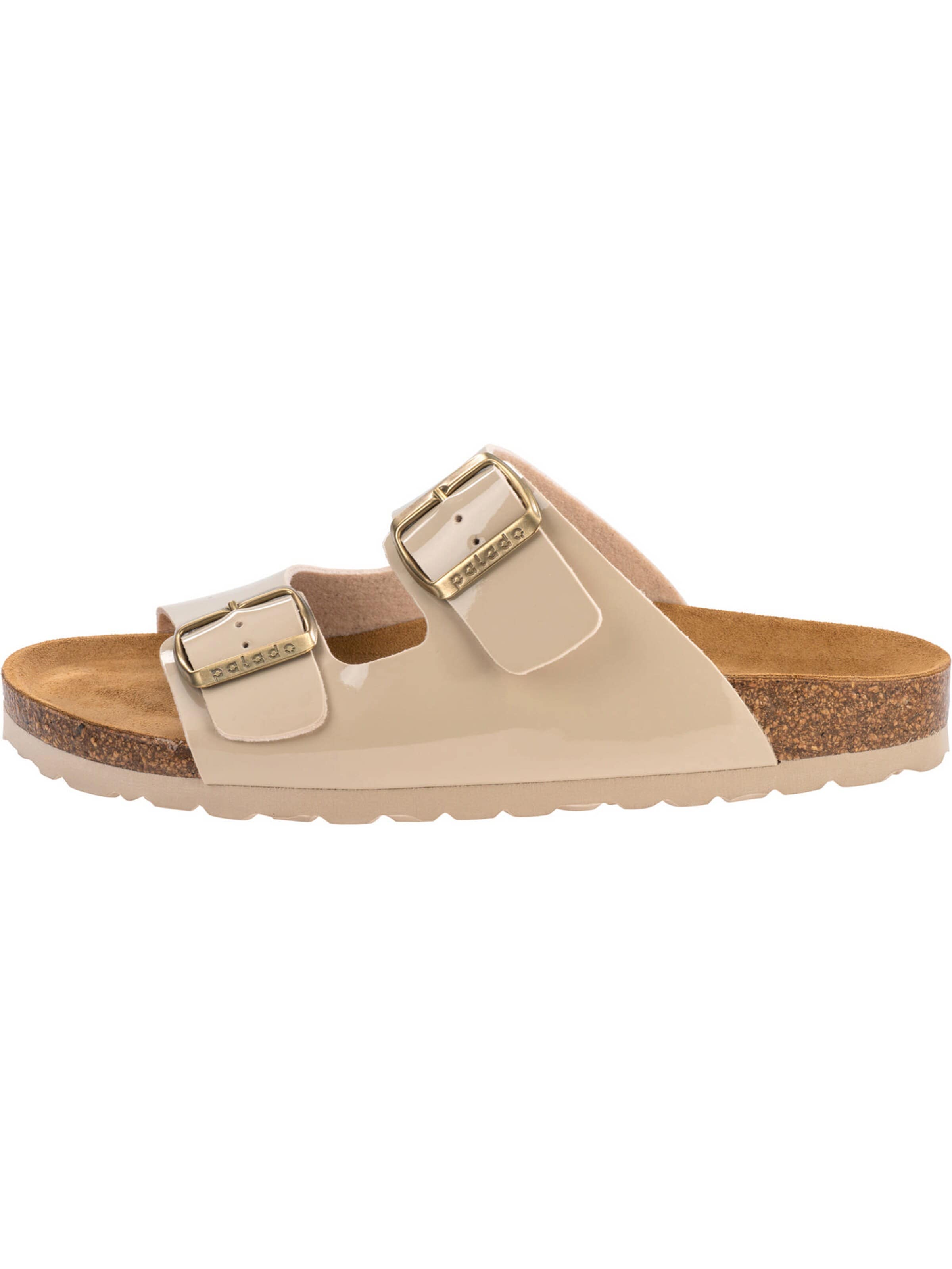 Palado Pantolette 'Palado Korfu Lack'‌‌‌‌‌‌‌ in Beige