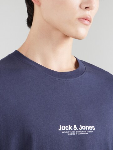 JACK & JONES T-Shirt 'JWHVESTERBRO' in Blau