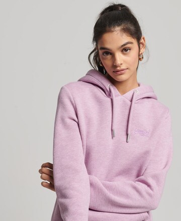 Superdry Sweatshirt in Lila: voorkant