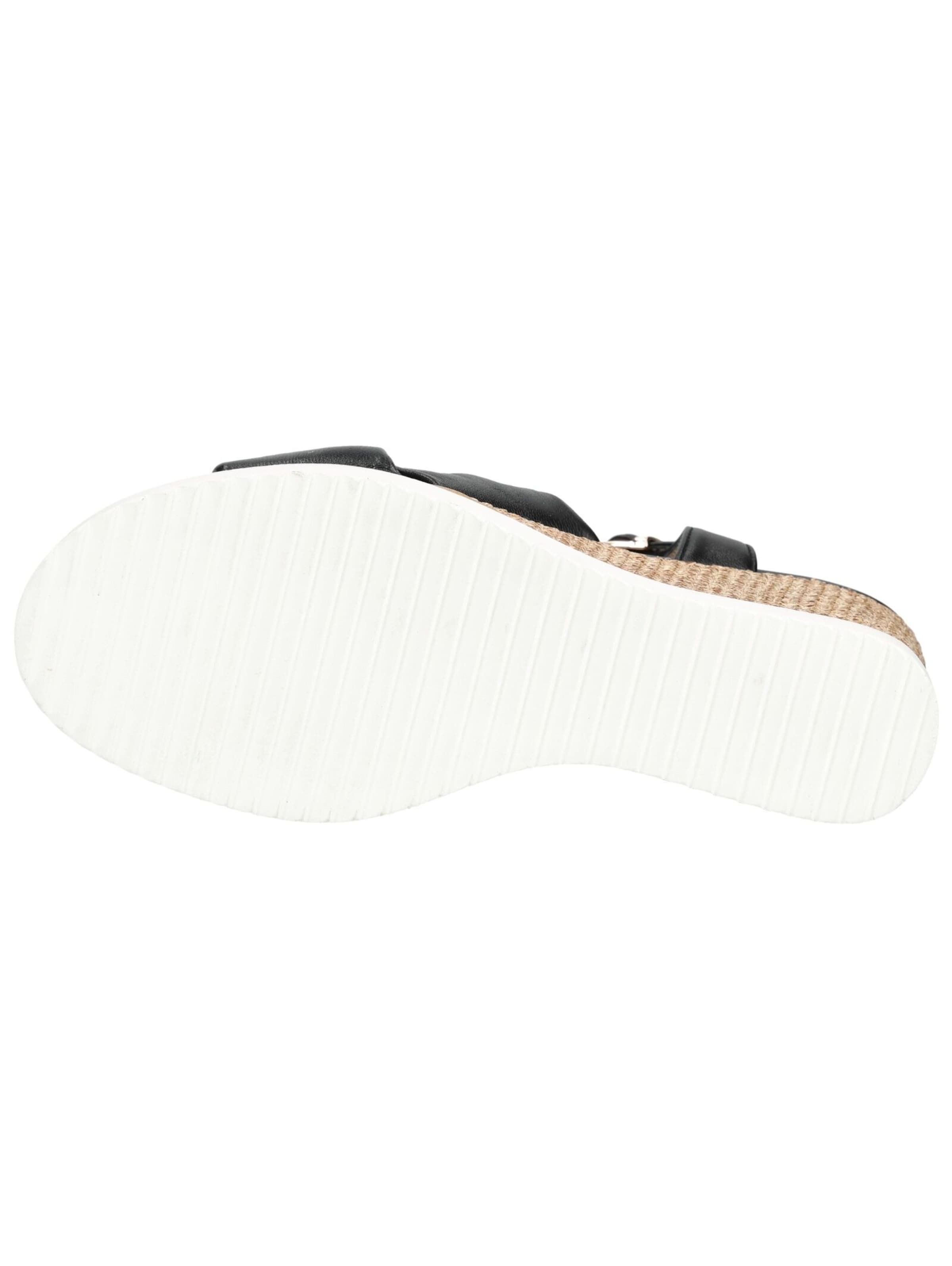 Regarde le Ciel Strap sandal in Black