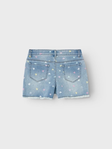 NAME IT Regular Shorts 'Rose' in Blau