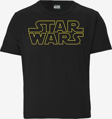 LOGOSHIRT T-Shirt 'Star Wars' in Schwarz: front