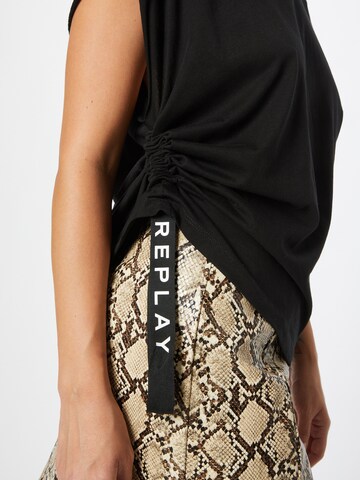 REPLAY Shirt in Black