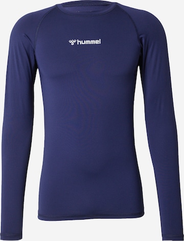 Maglia funzionale di Hummel in blu: frontale