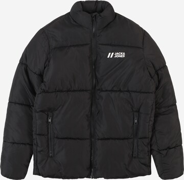 Jack & Jones Junior - Chaqueta de invierno 'Max' en negro: frente