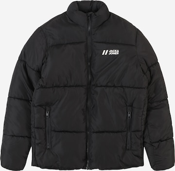 Jack & Jones Junior Winter jacket 'Max' in Black: front