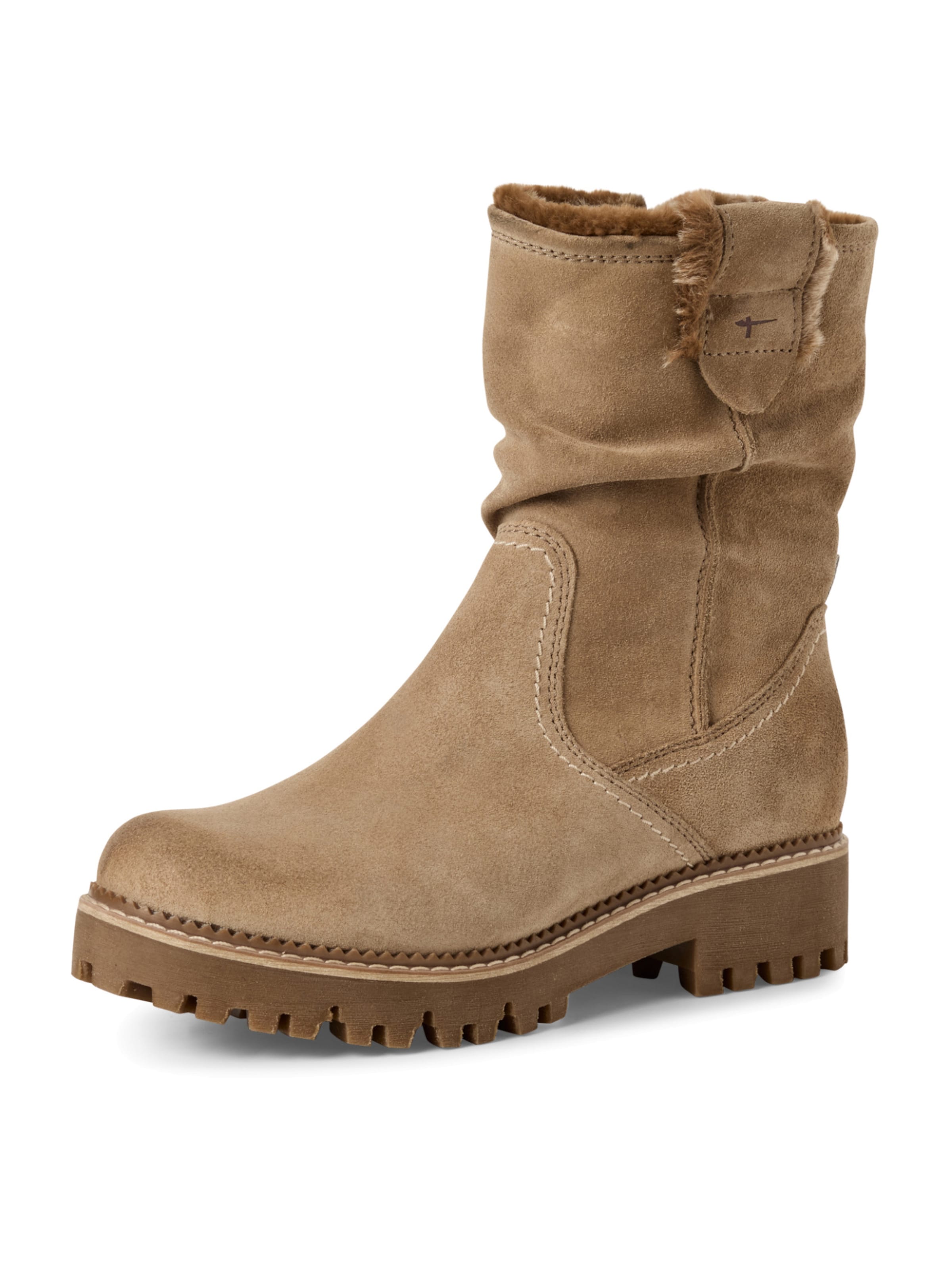Bottines Tamaris en beige : devant