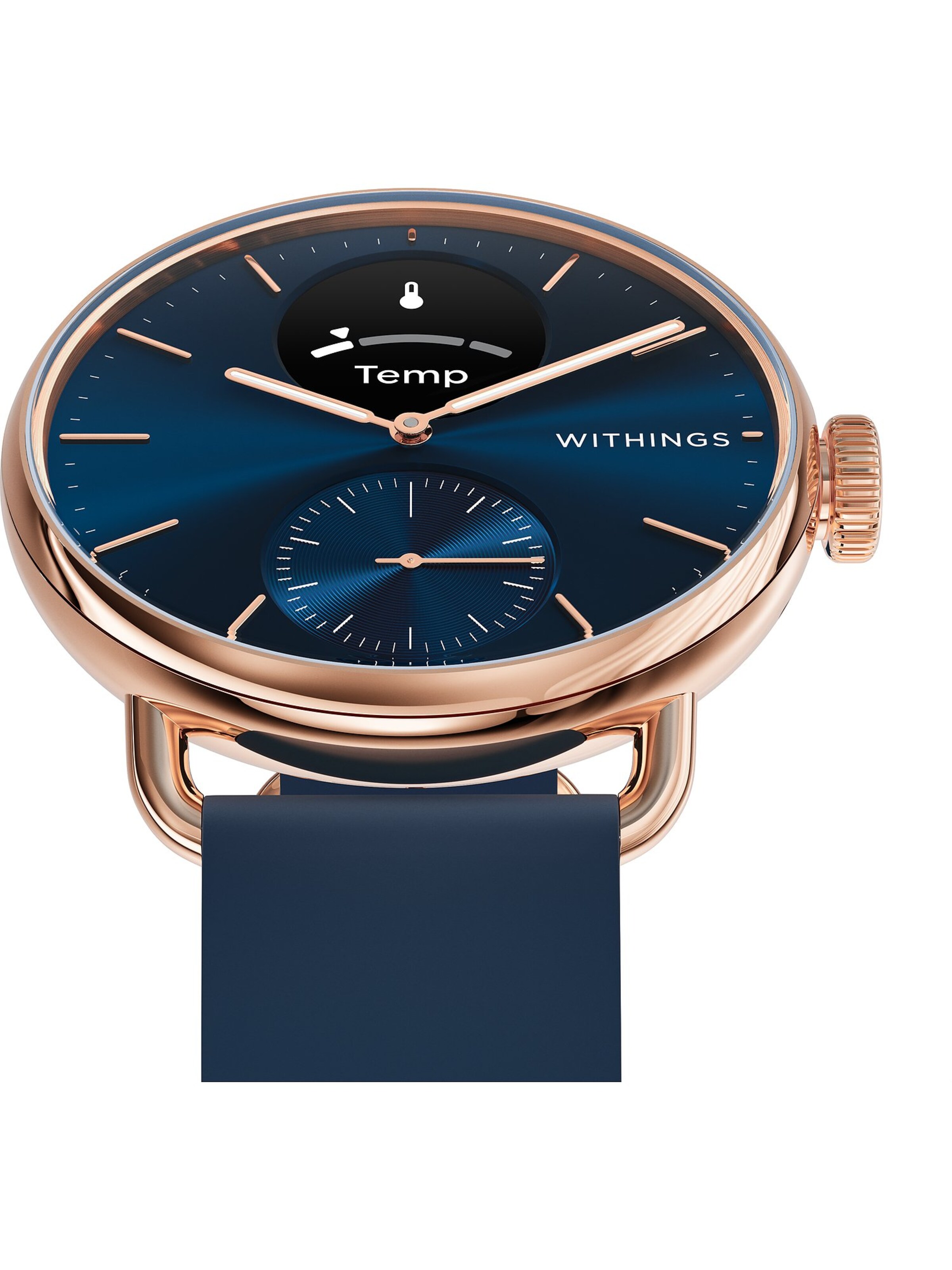 Withings Analoguhr in Blau