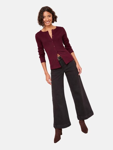 Friends Like These Gebreid vest in Rood: voorkant