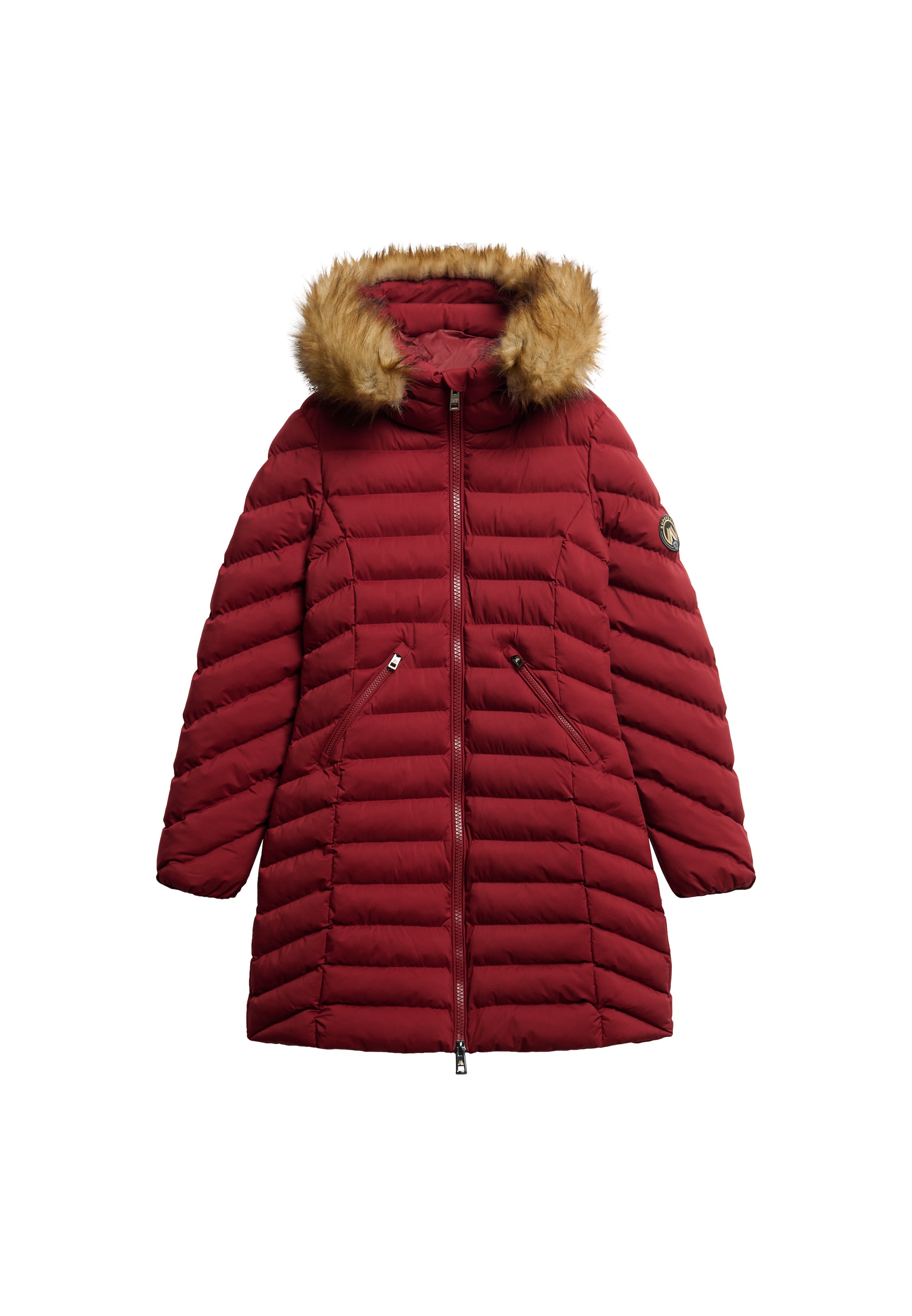 Veste mi-saison 'Fuji' Superdry en rouge : devant