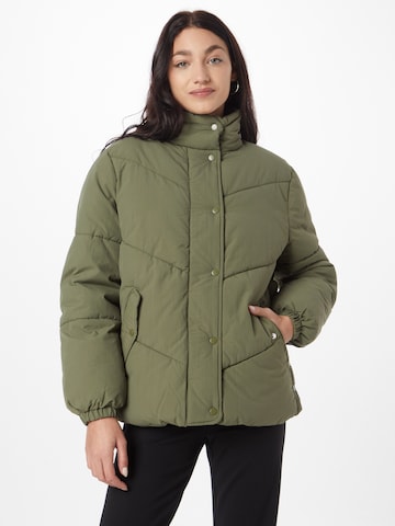 Warehouse Between-season jacket in Green: front