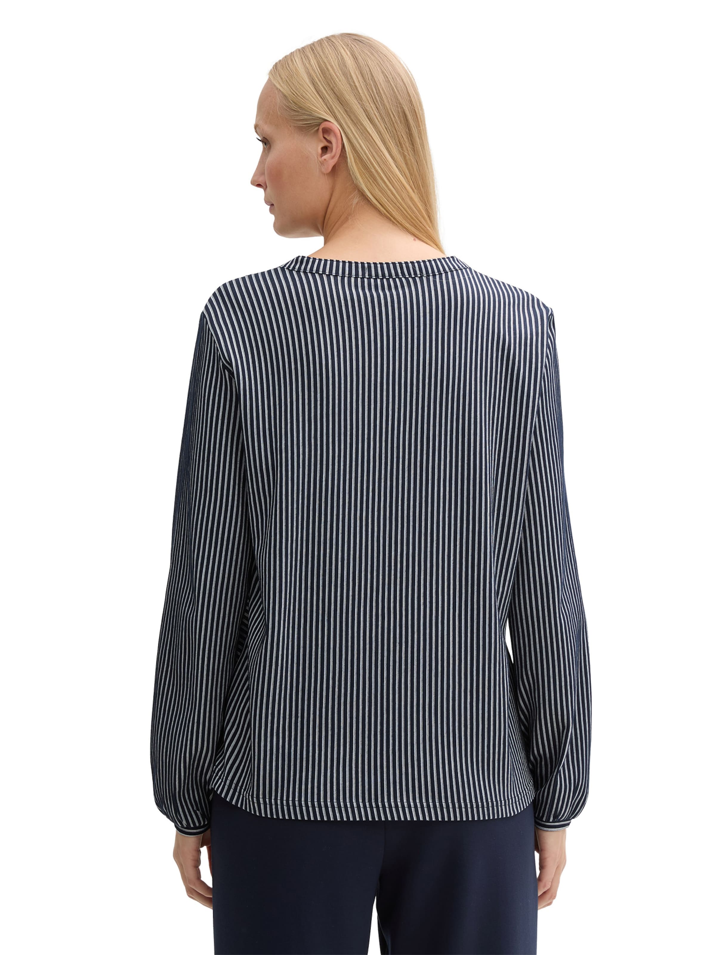 TOM TAILOR Bluse in Blau