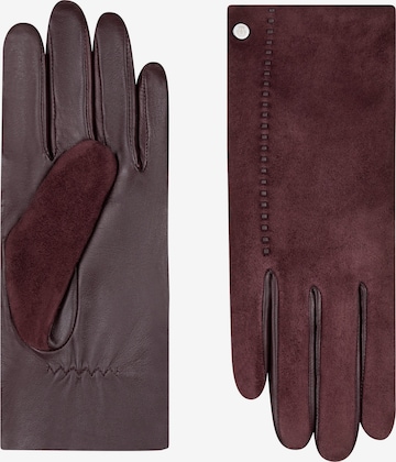 Roeckl Full finger gloves 'NANTES TOUCH' in Red: front