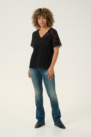 Cream Bluse 'Fika' in Schwarz