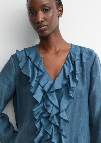 COMMA Bluse in Blau