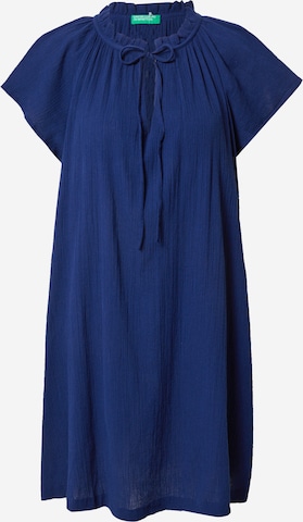 UNITED COLORS OF BENETTON Shirt dress in Blue: front