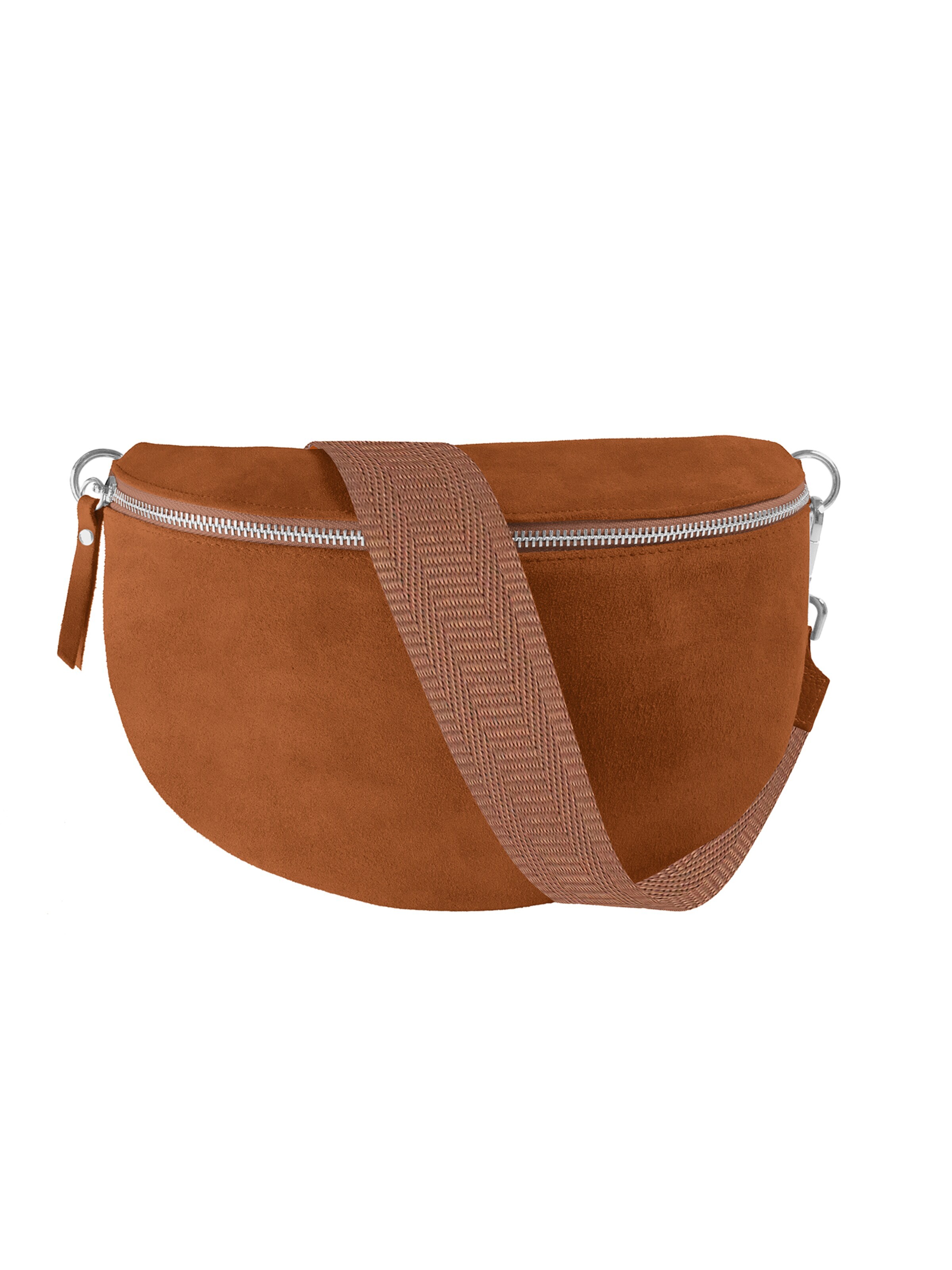 lePelou Gürteltasche 'ARIA large'‌‌‌ in Braun: Vorderseite