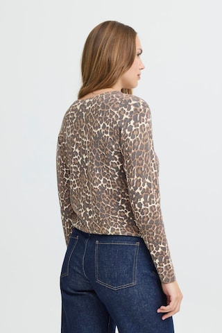 Pulz Cardigan 'PZSARA' i beige