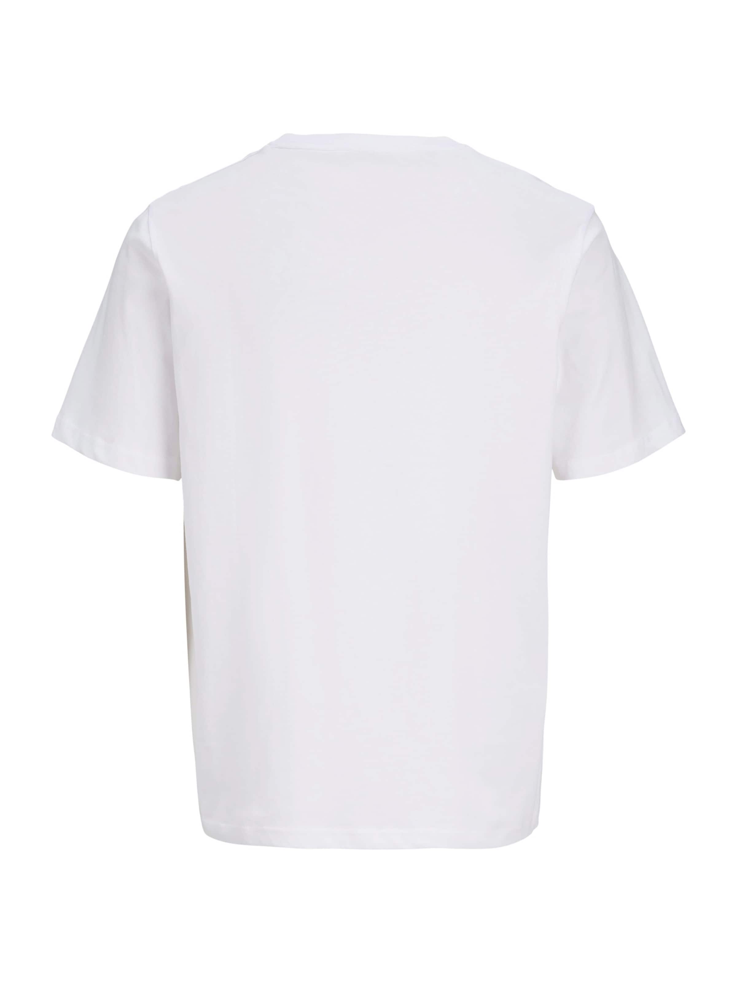 JACK & JONES Koszulka 'JJPERRY' w kolorze biały