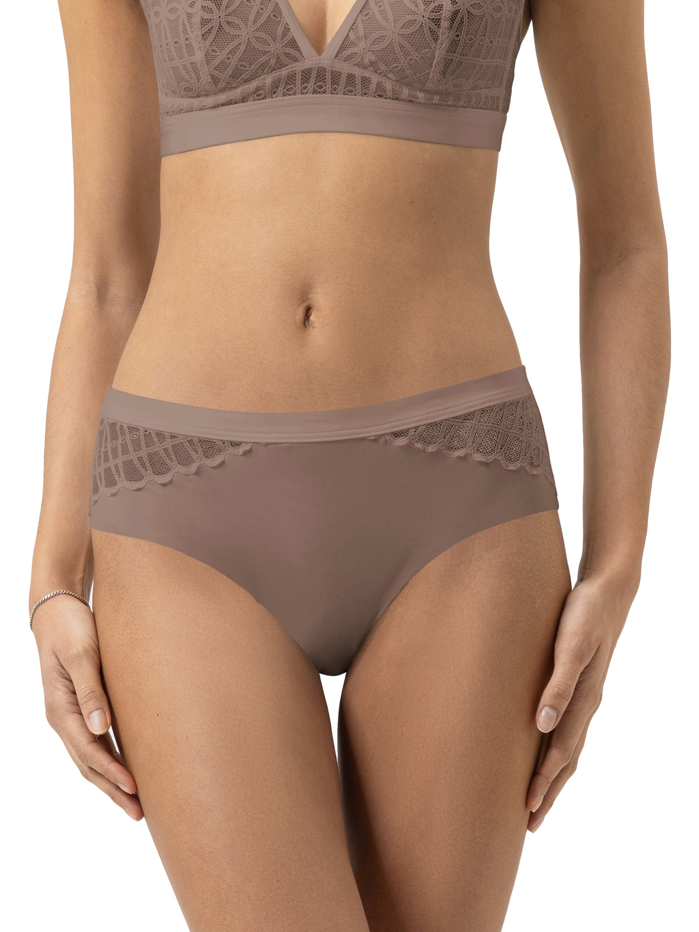 Mey Broekje 'Poetry Temptation' in Bruin: voorkant