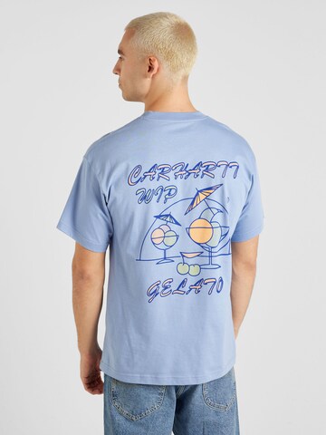 Carhartt WIP - Camiseta 'Gelato' en azul: frente