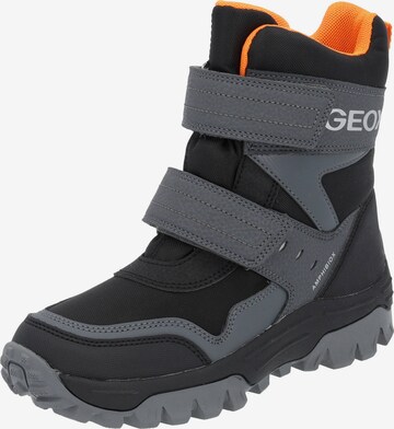 GEOX Snowboots 'J36FRC' in Zwart: voorkant