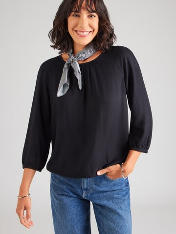 s.Oliver Bluse in Schwarz: Vorderseite