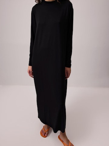 Robe 'Basic Viscose Dress' Touché Privé en noir