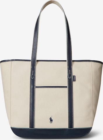 Polo Ralph Lauren Μεγάλη τσάντα σε μπεζ: μπροστά