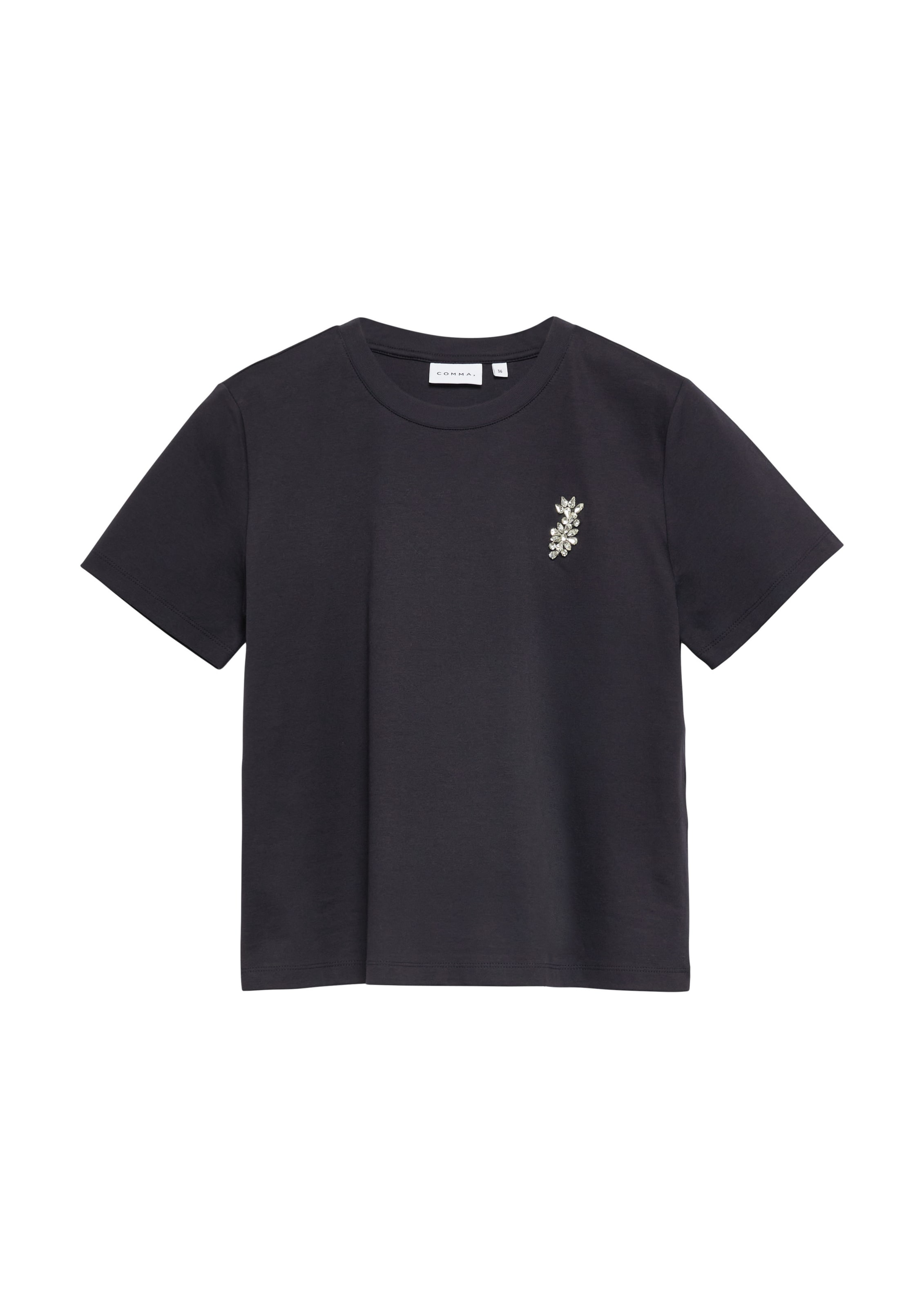 COMMA Shirt in Blauw: voorkant