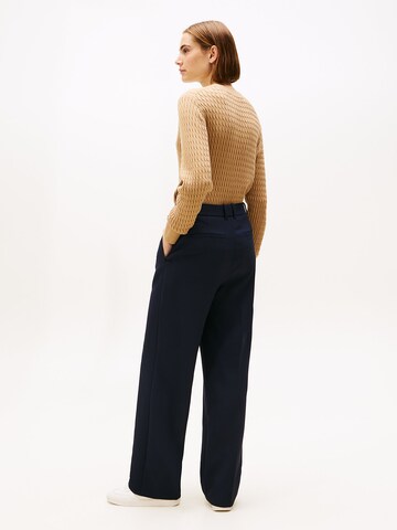TOMMY HILFIGER Regular Trousers with creases in Blue