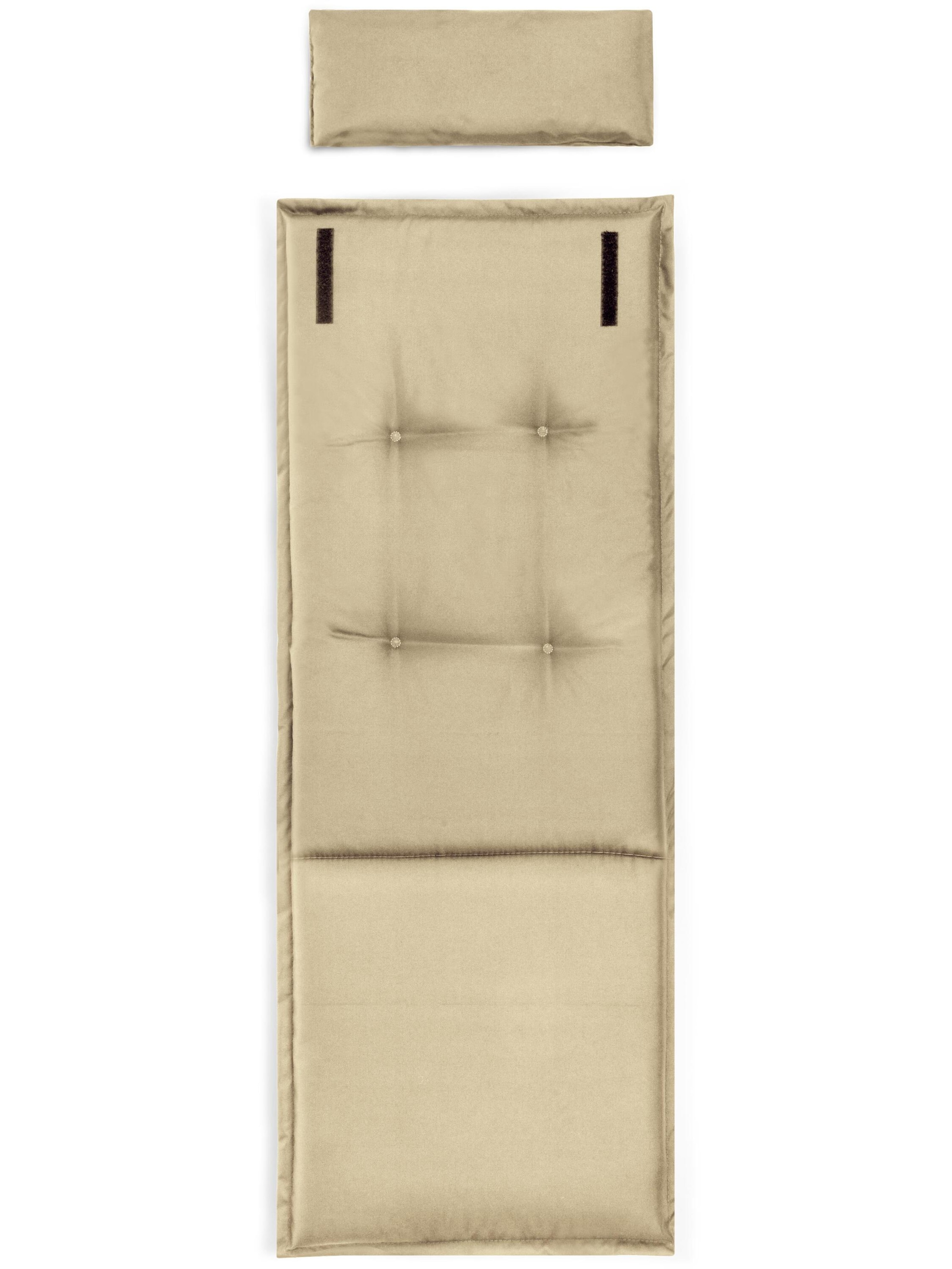 Aspero Stuhlauflage 'Palermo' in Beige: Vorderseite