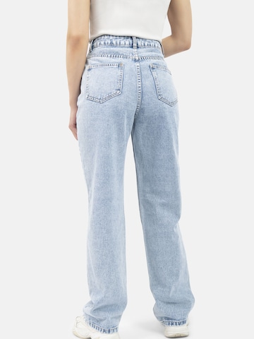 Squad the label Wide Leg Jeans in Blau