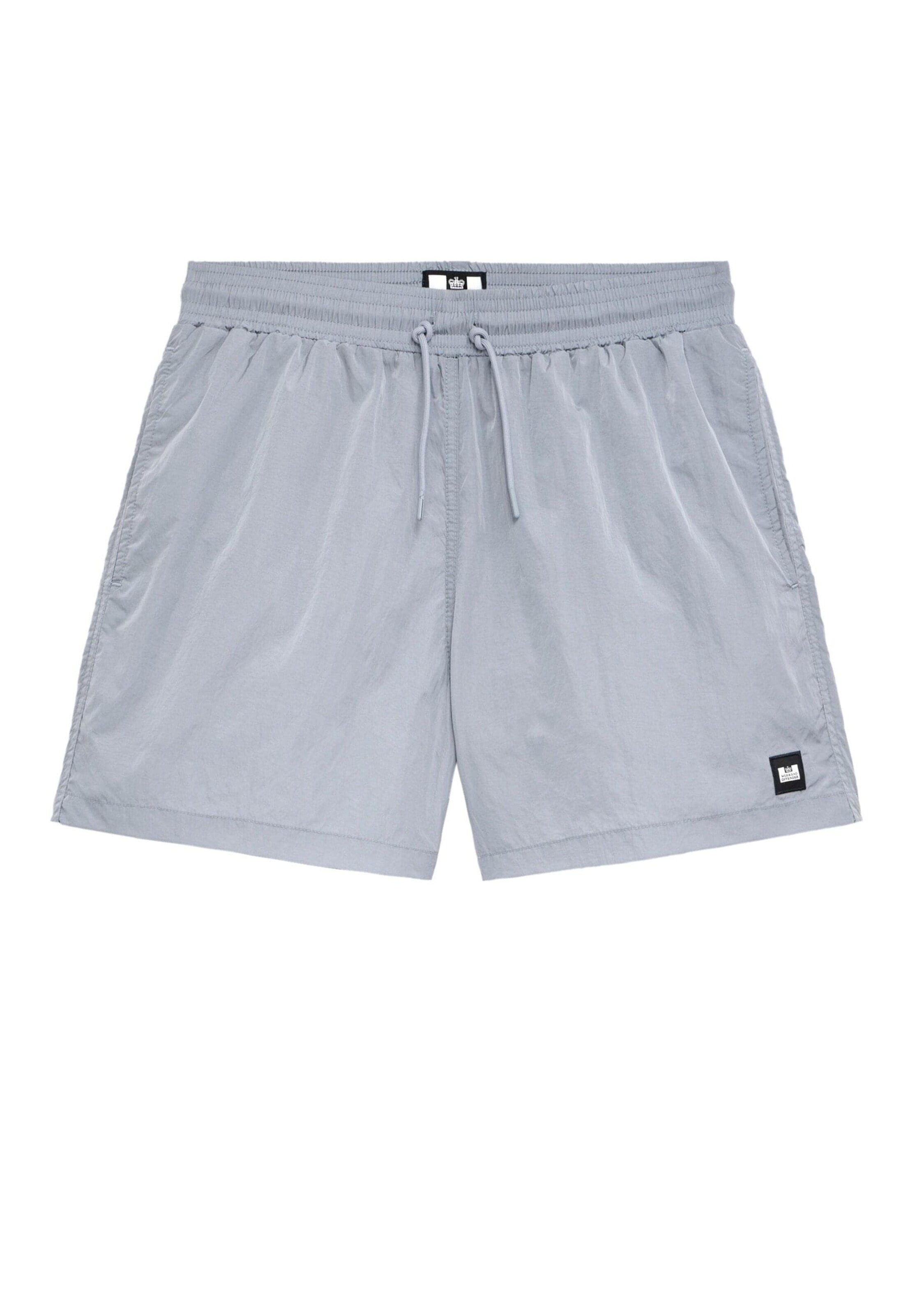 Weekend Offender Badeshorts 'Stacks' in Grau: Vorderseite