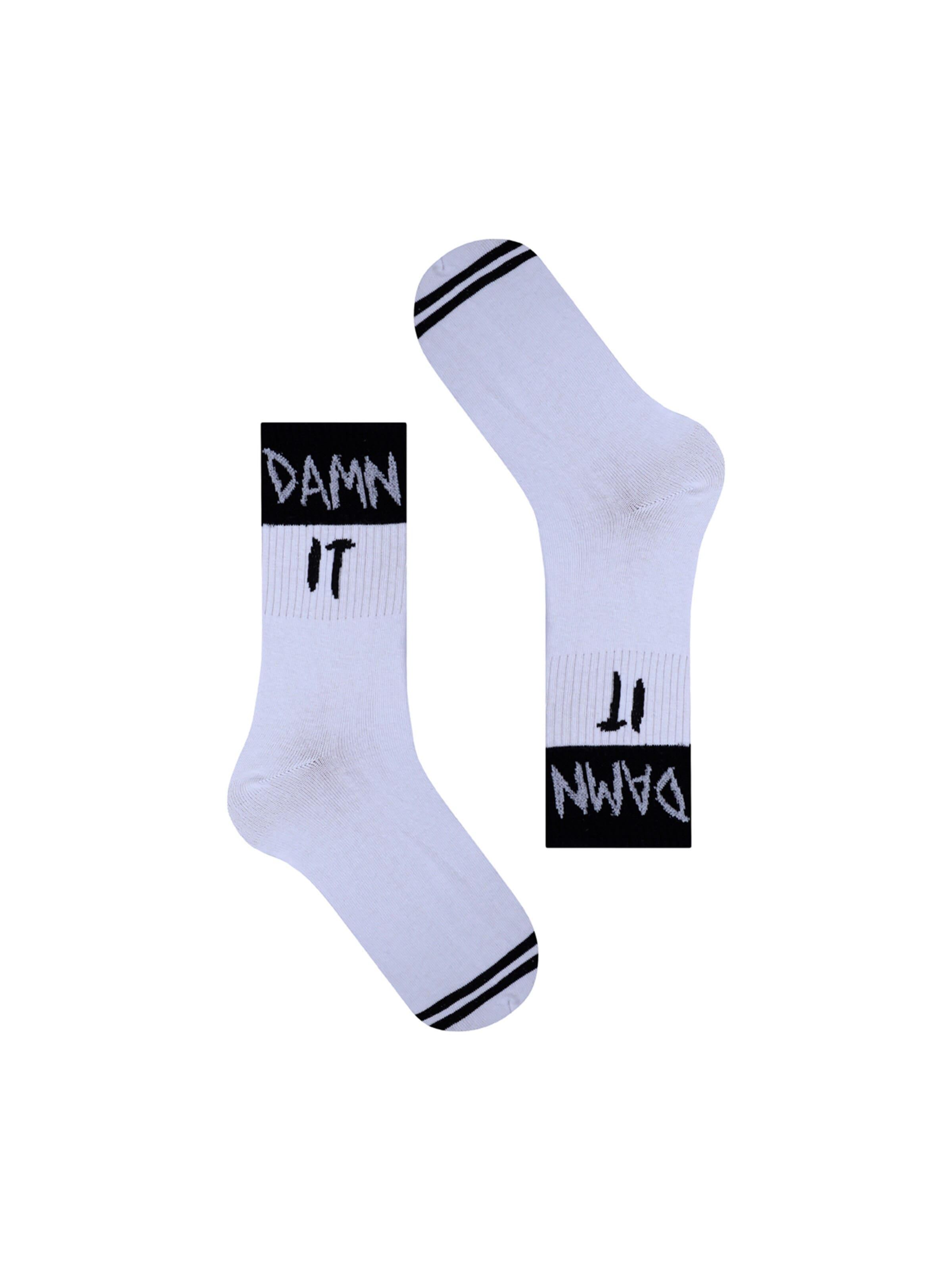 Crea Socks Sukat 'Kreuz' värissä valkoinen