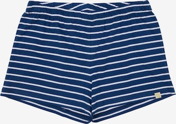 greenjama Short Pajama Set 'Jersey' in Blue: front