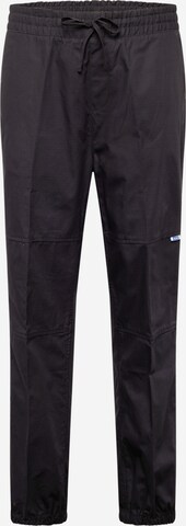 Effilé Pantalon 'Gibor242' HUGO en noir : devant