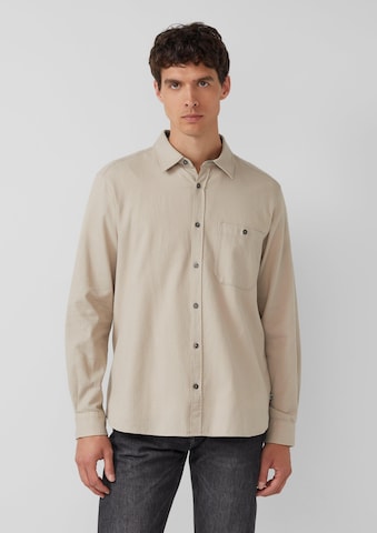 Coupe regular Chemise s.Oliver en beige : devant