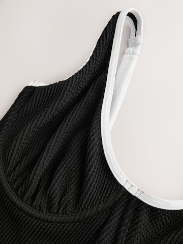 Next T-Shirt Enodelne kopalke | črna barva