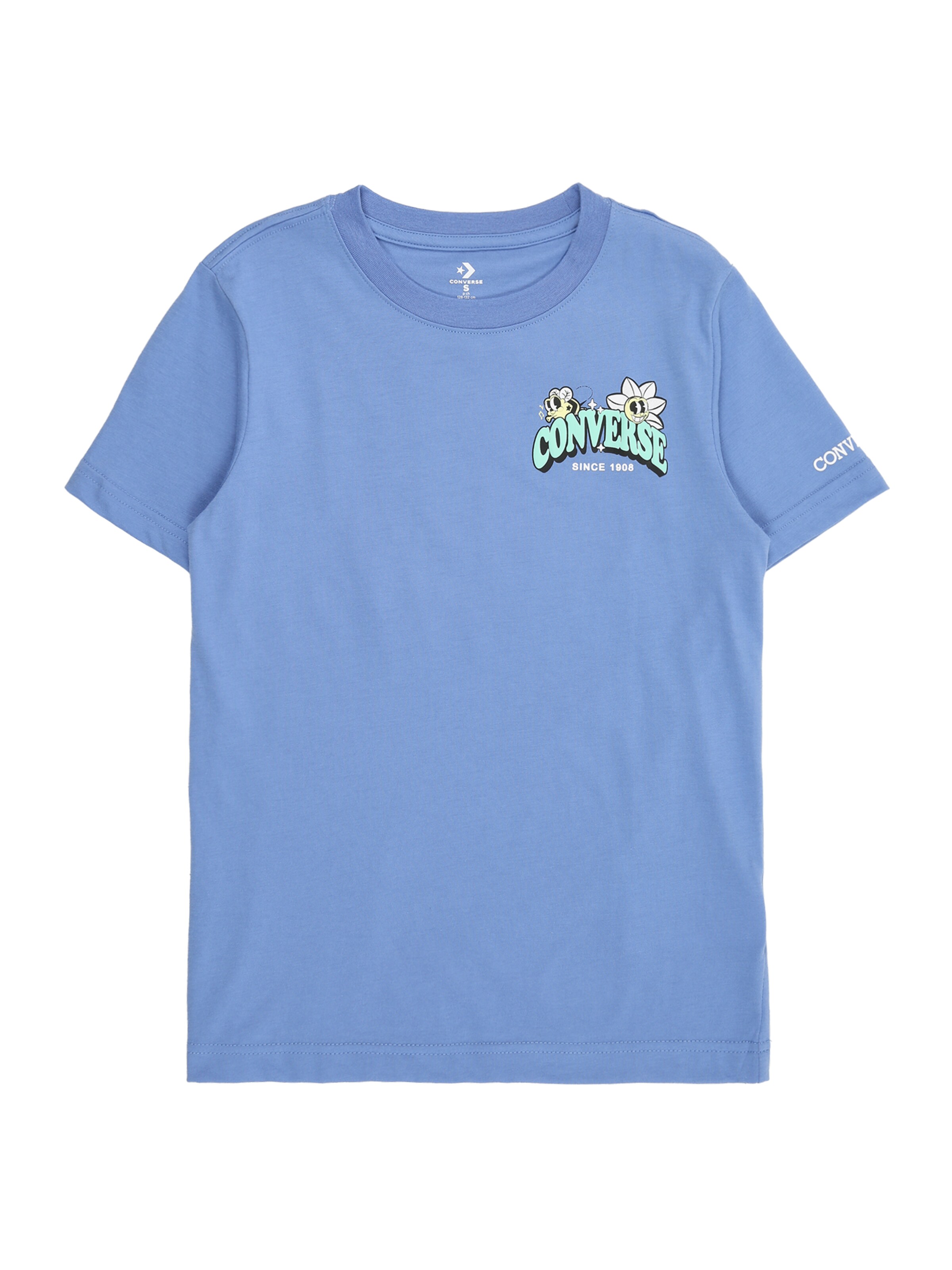 CONVERSE T-Shirt 'TRAIL' in Blau: Vorderseite