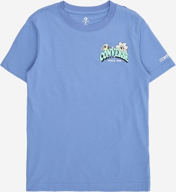 mėlyna CONVERSE Marškinėliai 'TRAIL': priekis