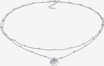 ELLI Necklace 'Geo' in Silver: front